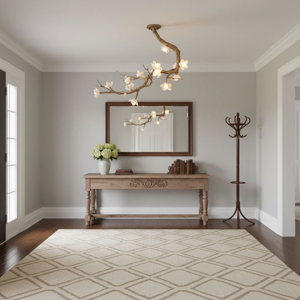 Luxury Brass Flower Branch Chandelier - CasaraHouse