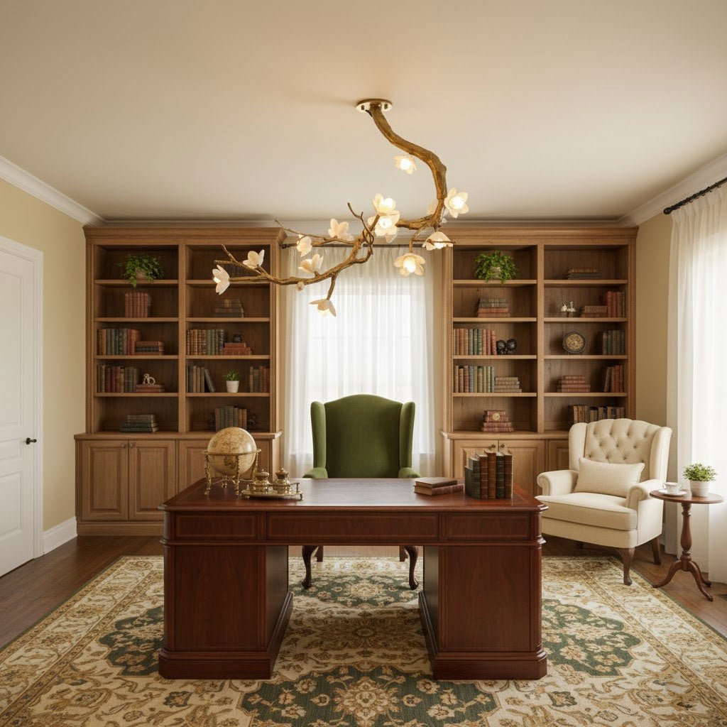 Luxury Brass Flower Branch Chandelier - CasaraHouse