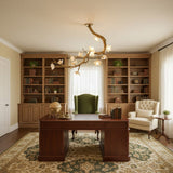 Luxury Brass Flower Branch Chandelier - CasaraHouse