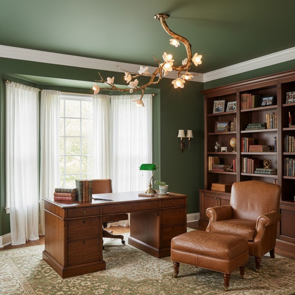 Luxury Brass Flower Branch Chandelier - CasaraHouse
