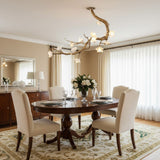Luxury Brass Flower Branch Chandelier - CasaraHouse