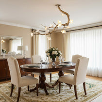 Luxury Brass Flower Branch Chandelier - CasaraHouse