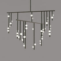 Brass Drop System Chandelier