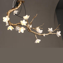 Luxury Brass Flower Branch Chandelier - CasaraHouse