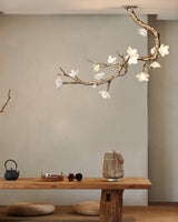 Luxury Brass Flower Branch Chandelier - CasaraHouse
