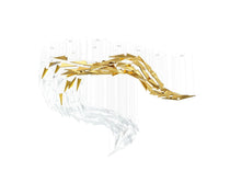 Airy Angled Glass Contemporary Chandelier - CasaraHouse
