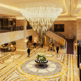 Airy Angled Glass Contemporary Chandelier - CasaraHouse