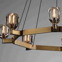 Xenia Contemporary Circular Living Room Chandelier