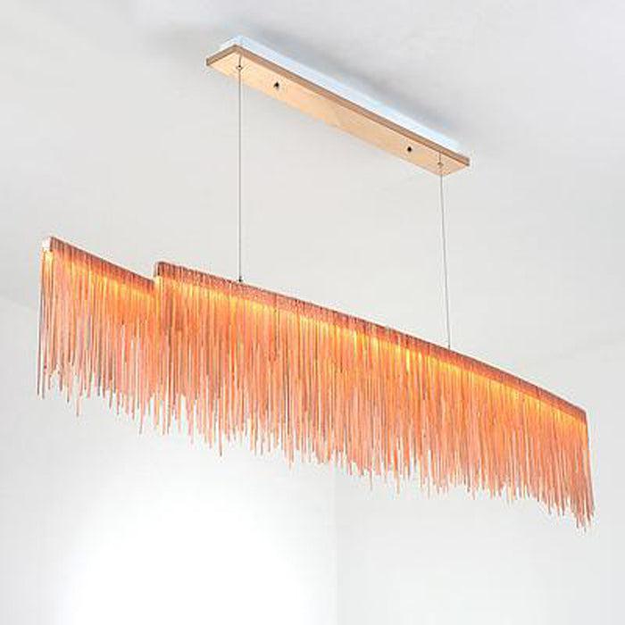Bunny Aluminum Chain Tassel Chandelier Secondary image