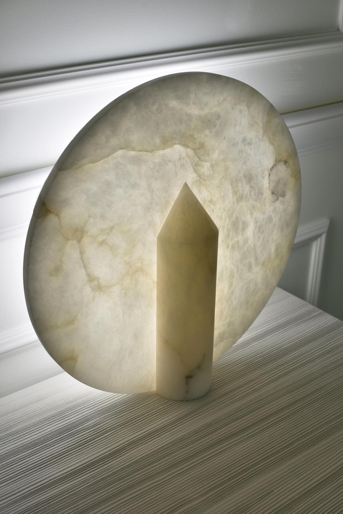 Clyde Alabaster Table Lamp Secondary image