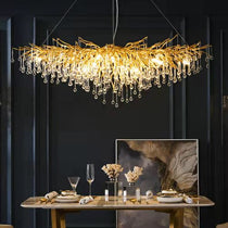 Raindrop Crystal Stunning Tree Branch Crystal Chandelier For Living Dining Room