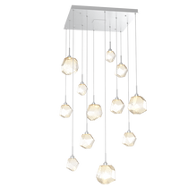 Art Twisted Square Chandelier