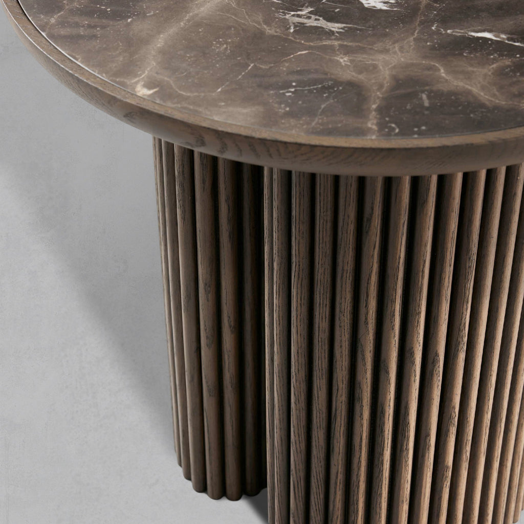 Astor Round End Table-Vancei