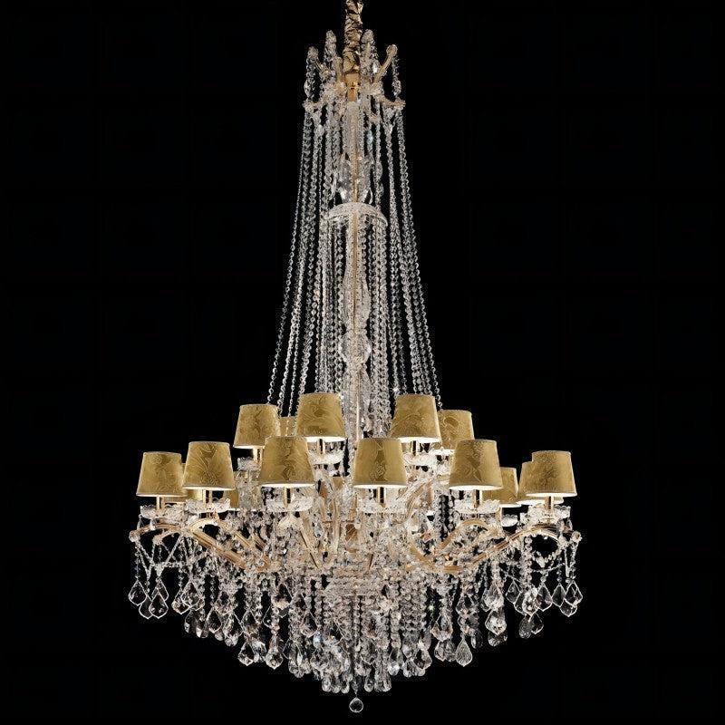 Classical Maria Theresa 18 Light Crystal Glass Chandelier Main image