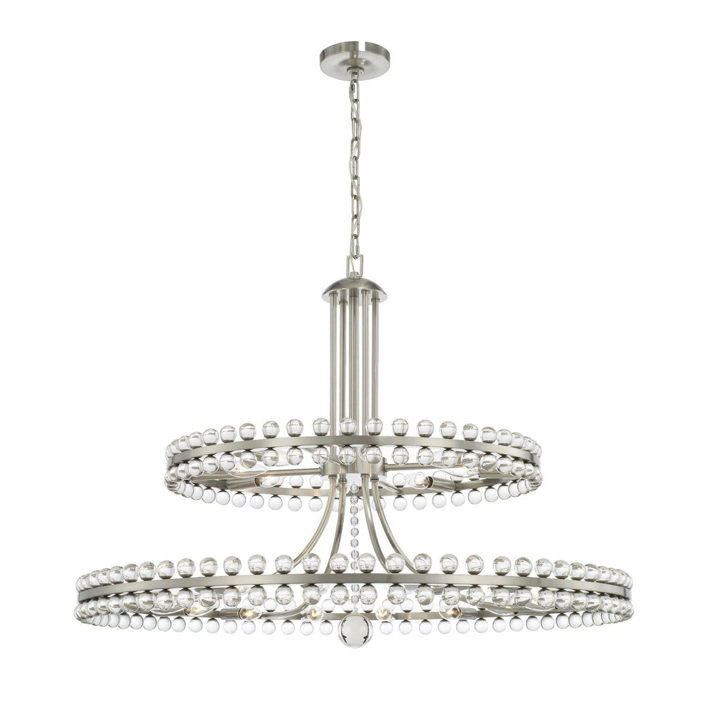 Clover 24 Light Crystal Chandelier 39''W