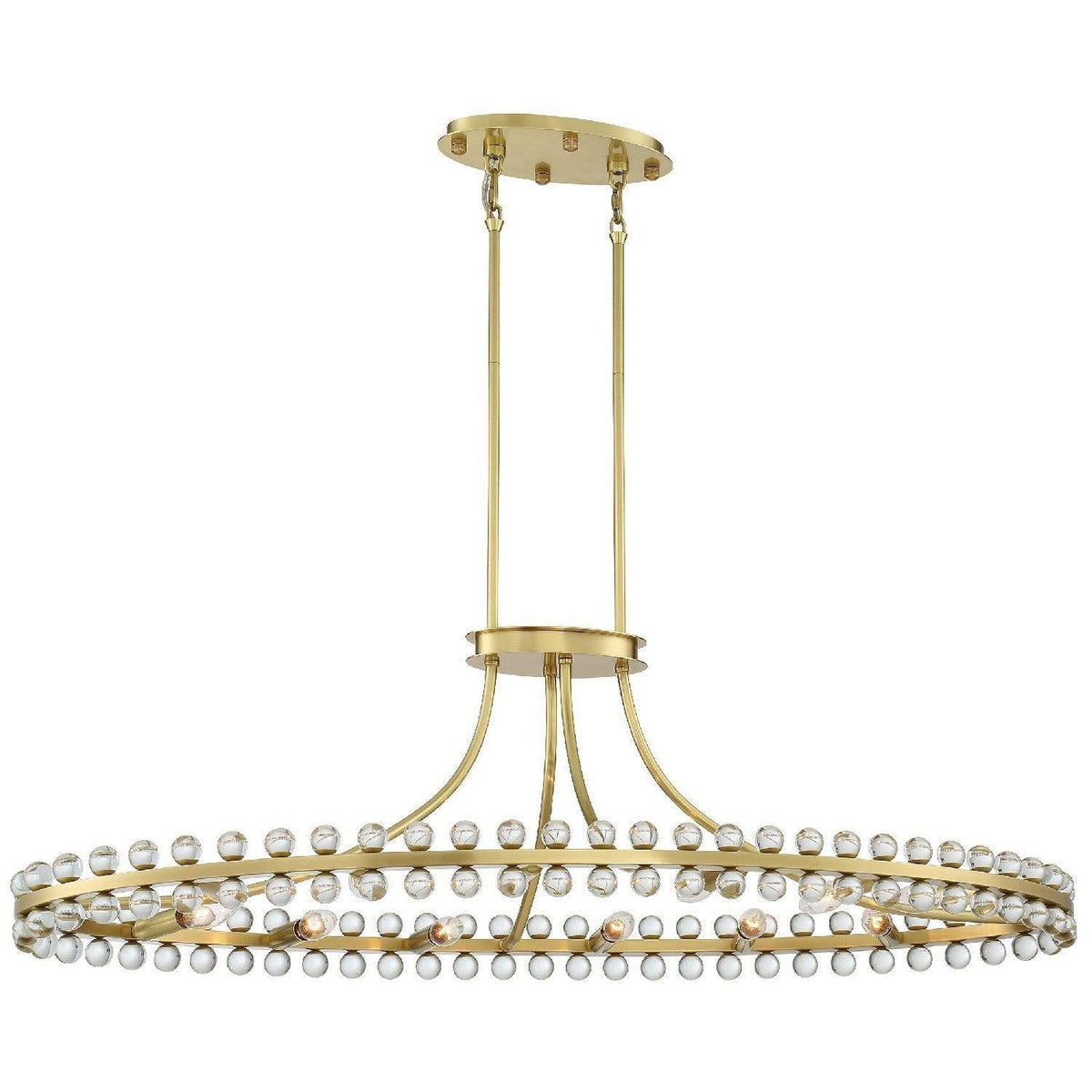 Clover Crystal Light Chandelier 45''W Main image