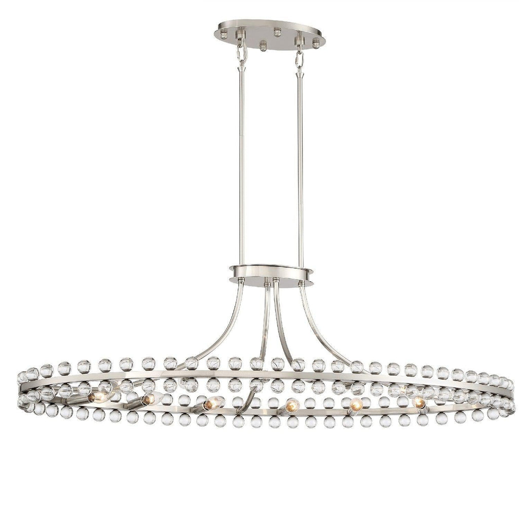 Clover Crystal Light Chandelier 45''W