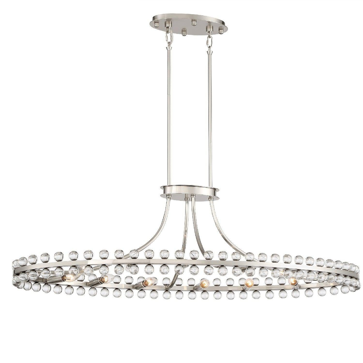 Clover Crystal Light Chandelier 45''W
