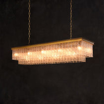 Claire Crystal Rectangular Chandelier
