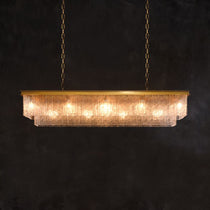 Claire Crystal Rectangular Chandelier