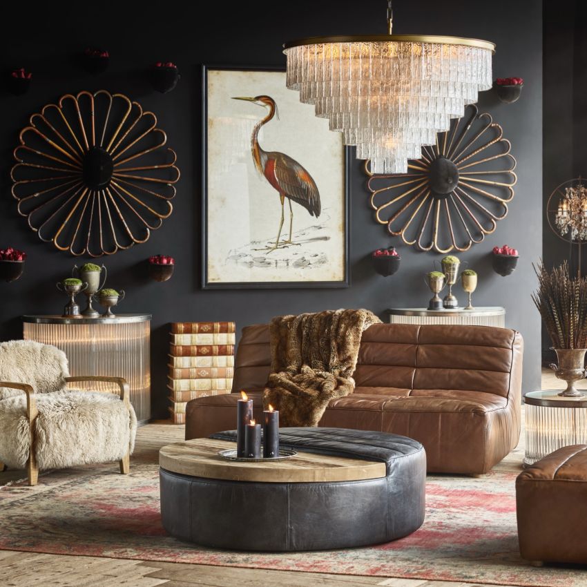 Claire Crystal Round Chandelier