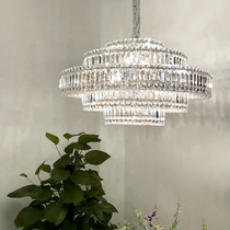 Cake Shape Luxury Crystal Chandelier