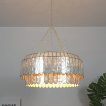 Capiz Aurelia Chandelier