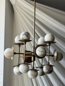 Elegant Cara Alabaster Chandelier - CasaraHouse