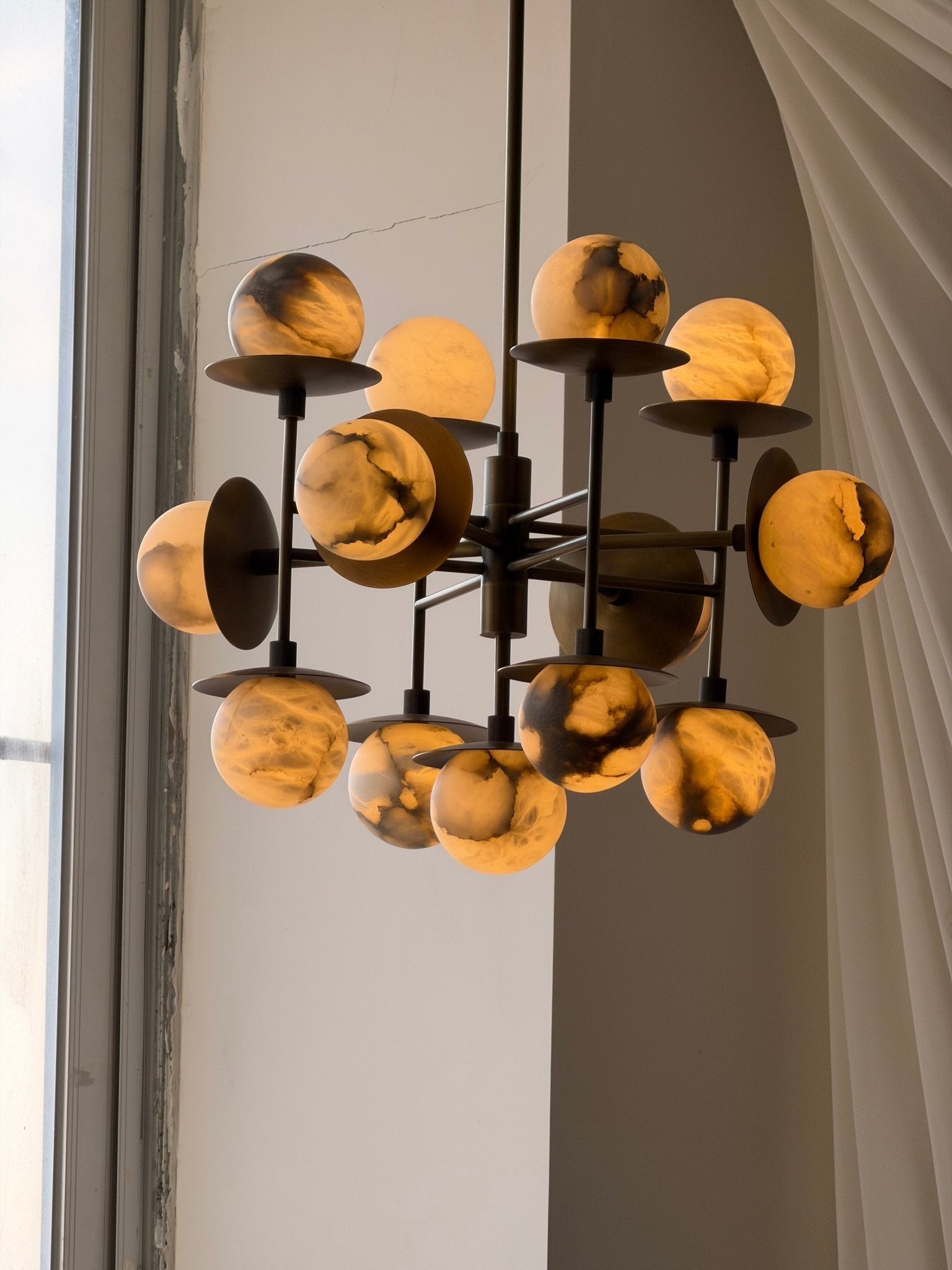 Elegant Cara Alabaster Chandelier - CasaraHouse
