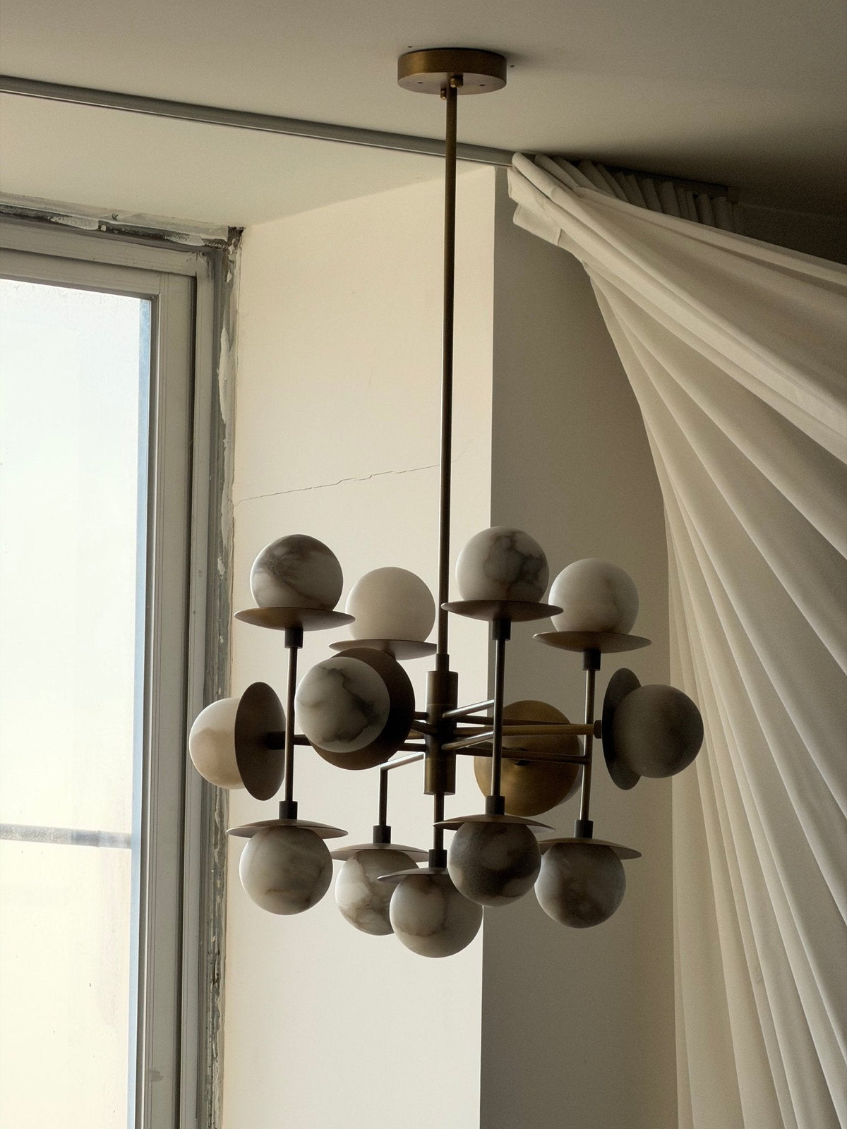 Elegant Cara Alabaster Chandelier - CasaraHouse