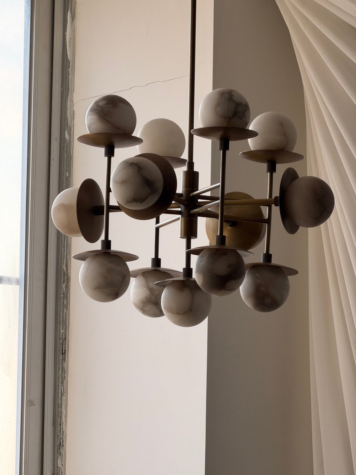 Elegant Cara Alabaster Chandelier - CasaraHouse