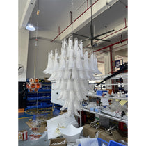 Caramello Murano Glass Petal Chandelier