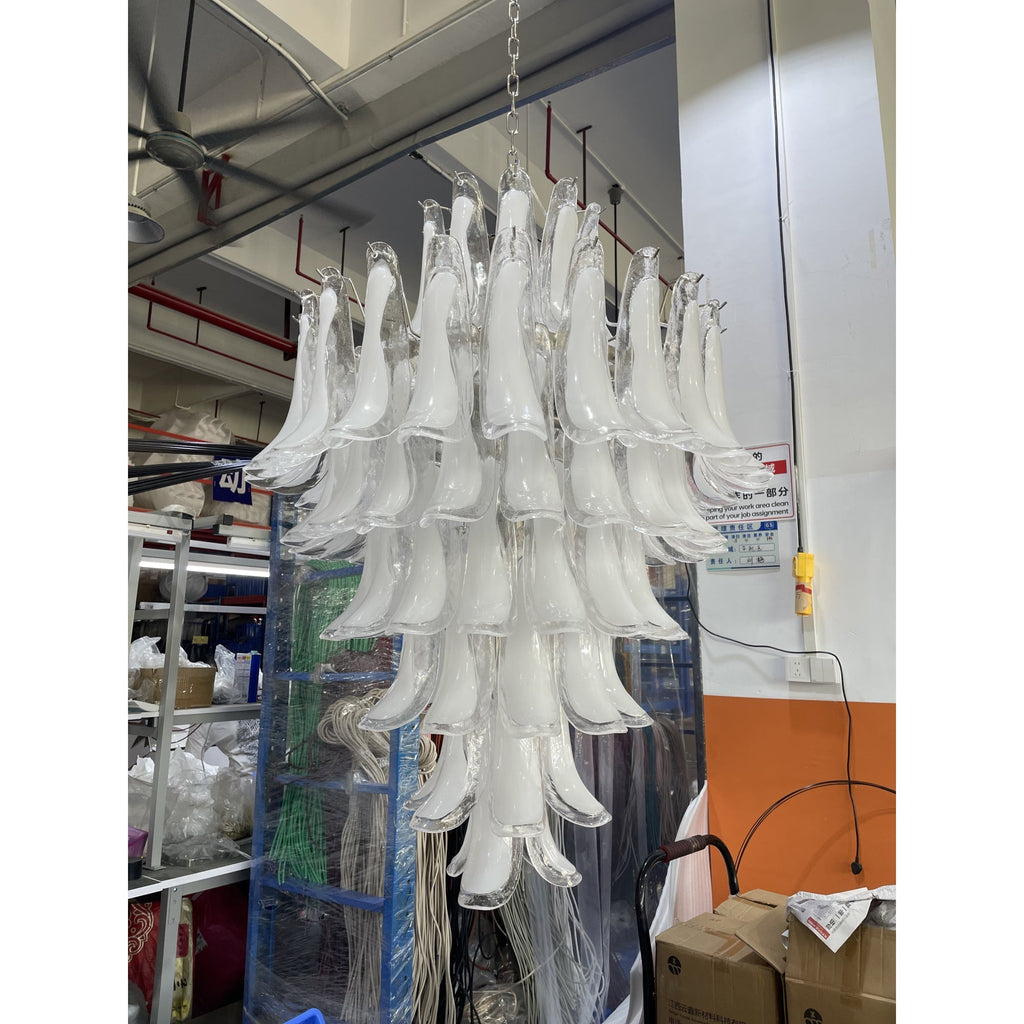 Caramello Murano Glass Petal Chandelier