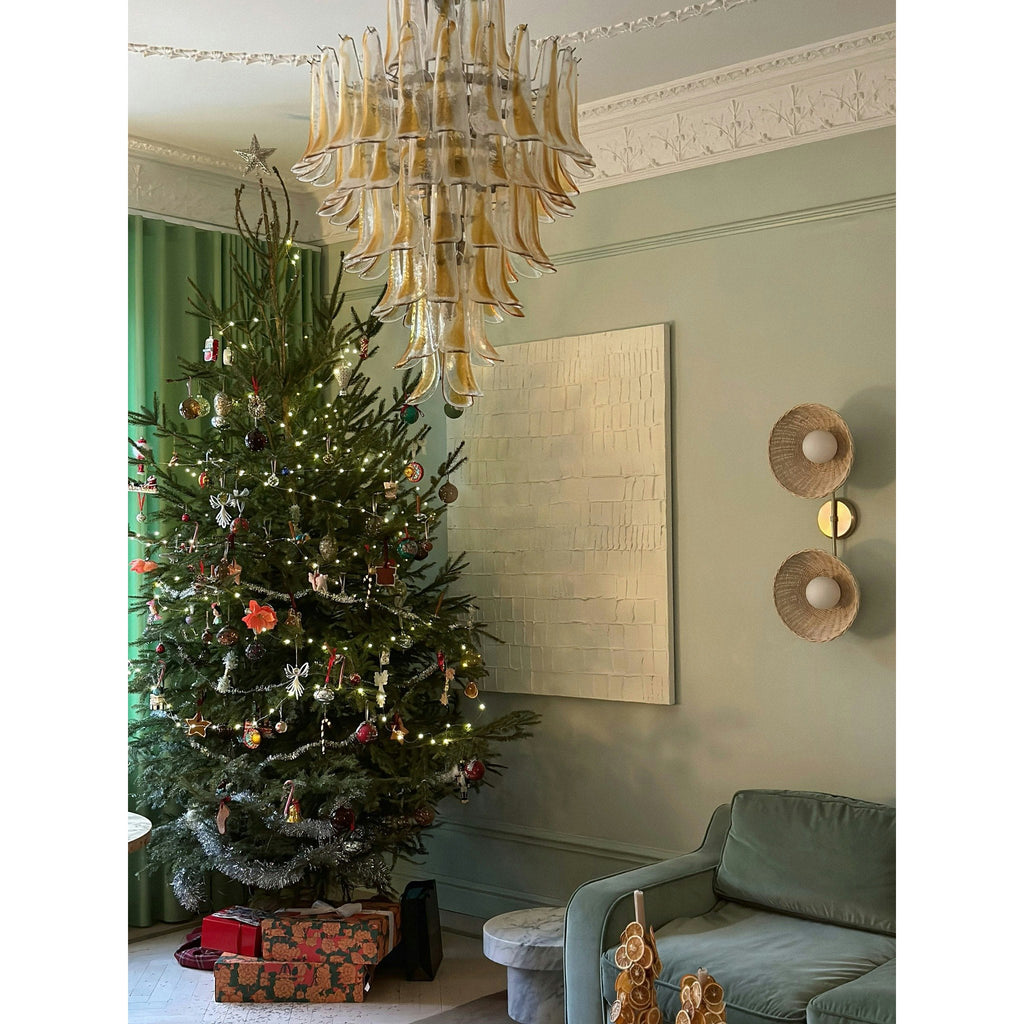 Caramello Murano Glass Petal Chandelier