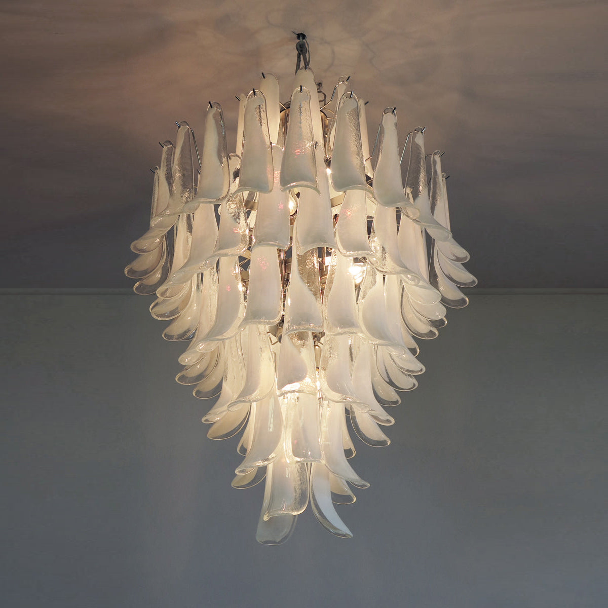 Caramello Murano Glass Petal Chandelier