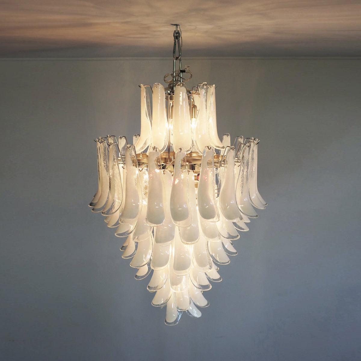 Caramello Murano Glass Petal Chandelier