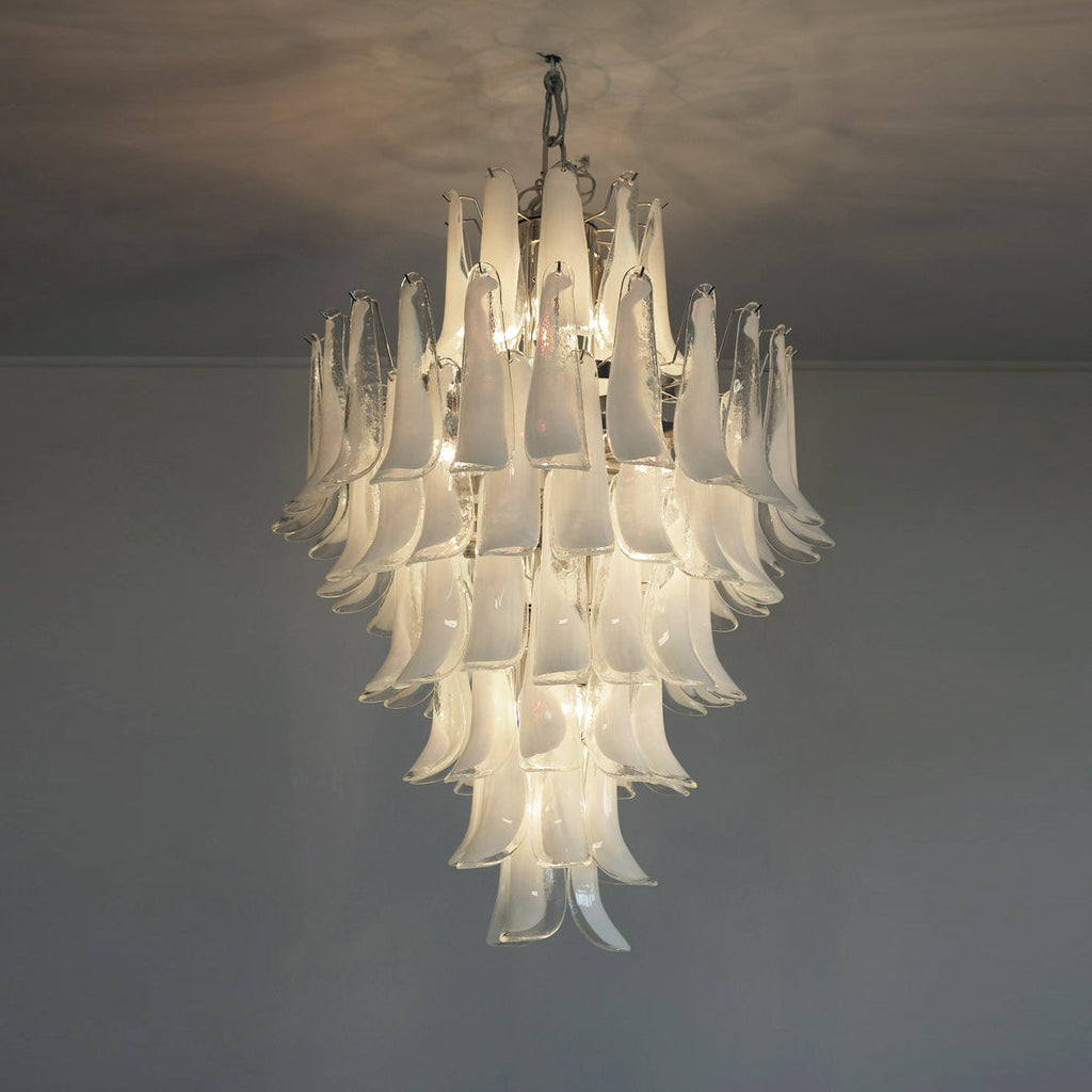 Caramello Murano Glass Petal Chandelier