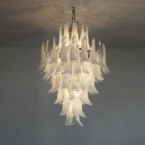 Caramello Murano Glass Petal Chandelier