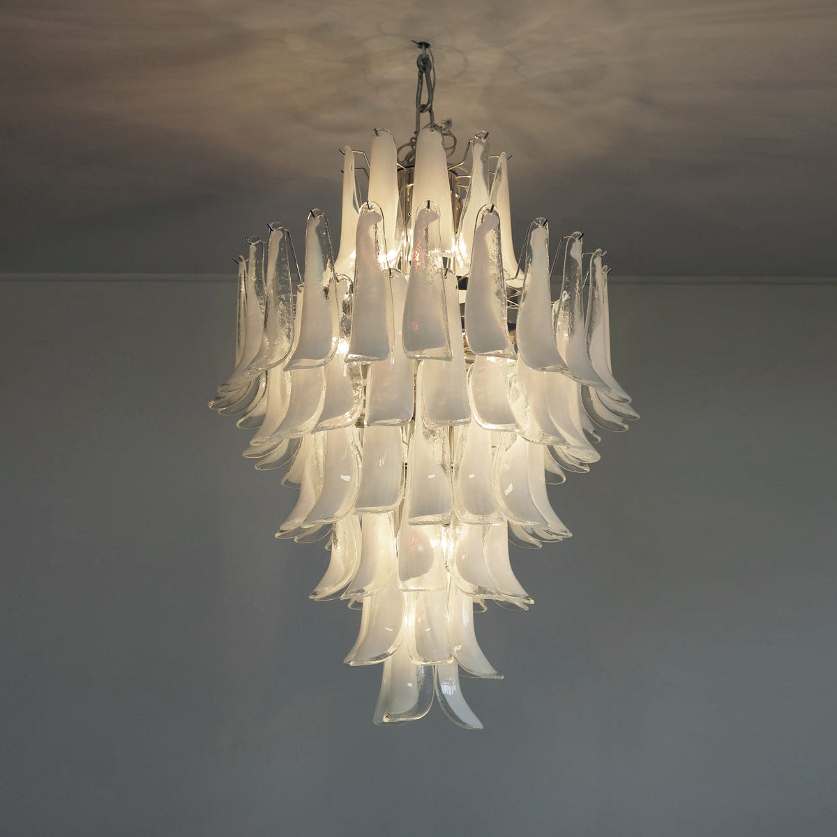 Caramello Murano Glass Petal Chandelier
