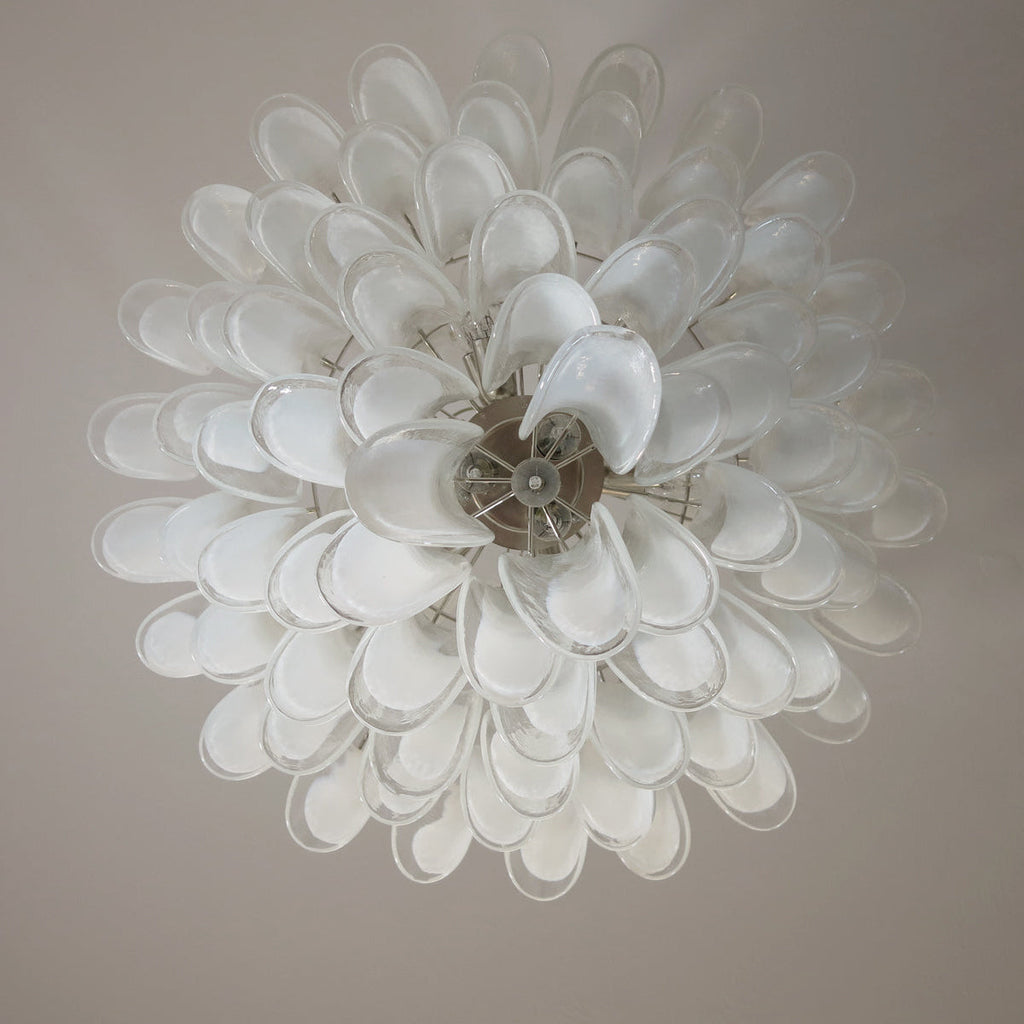 Caramello Murano Glass Petal Chandelier