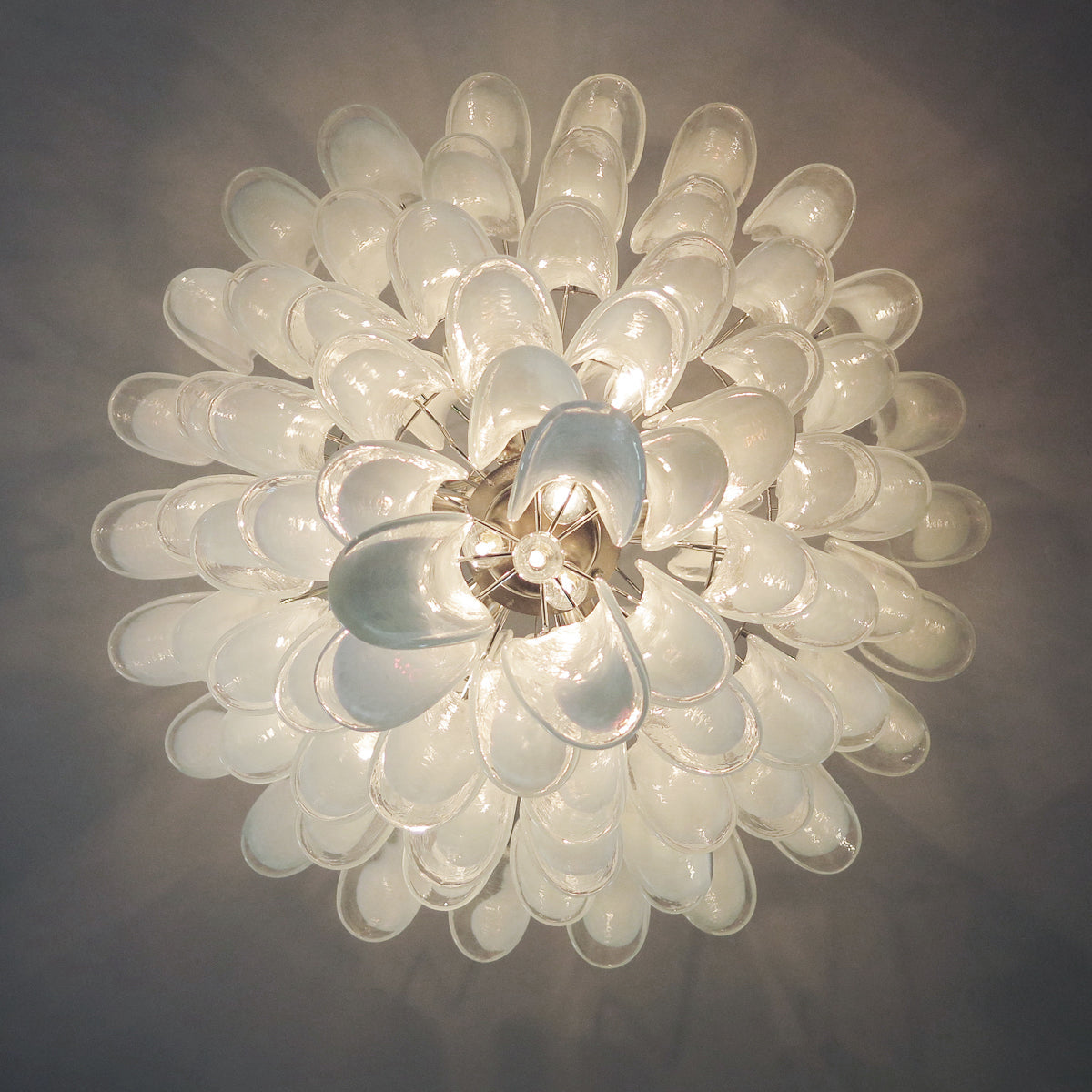 Caramello Murano Glass Petal Chandelier