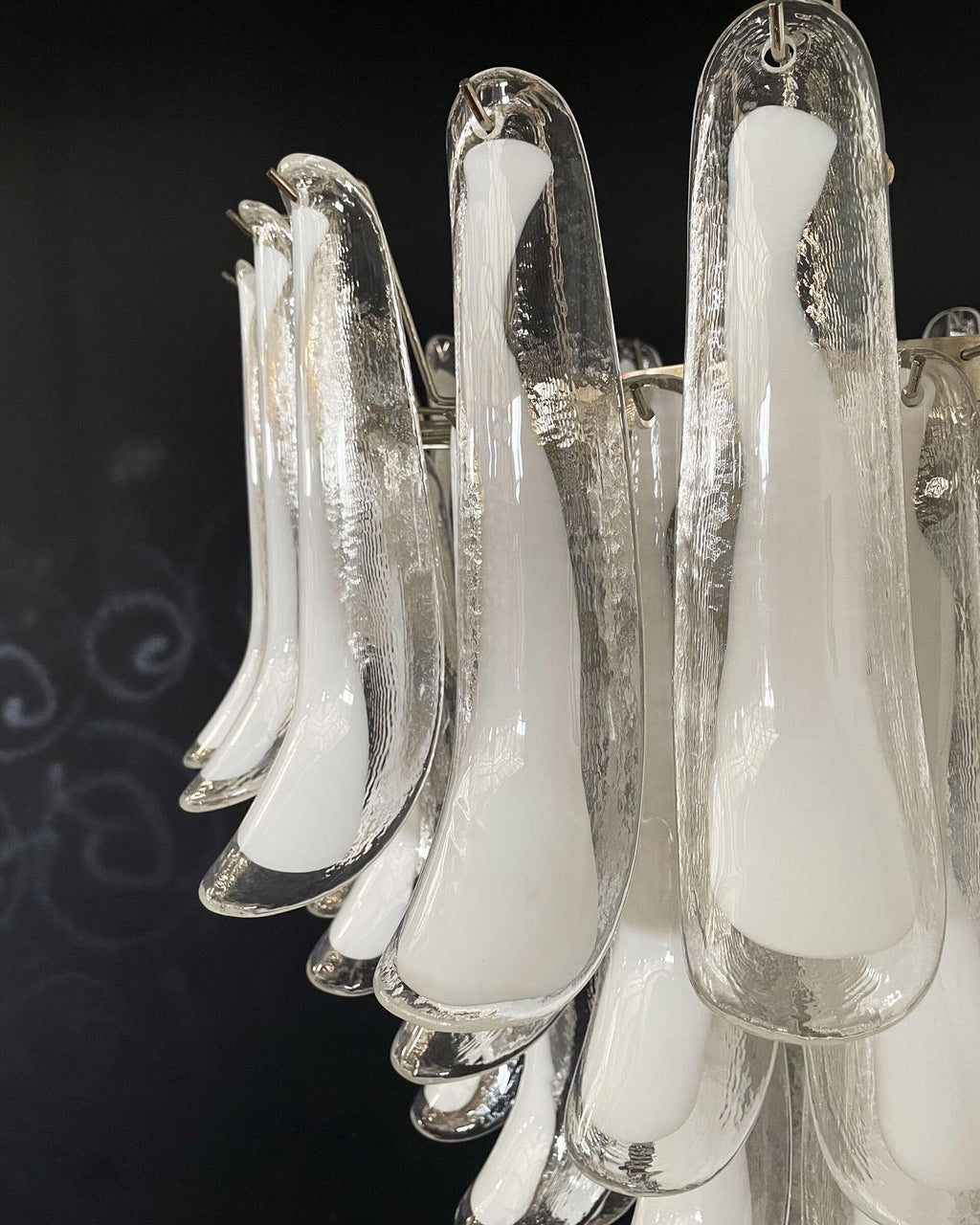 Caramello Murano Glass Petal Chandelier