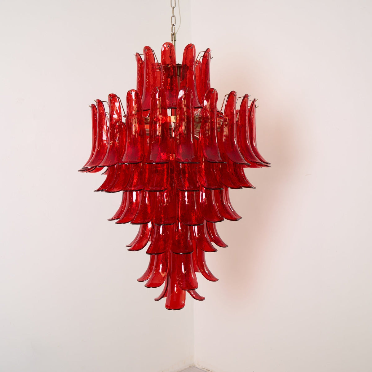 Caramello Murano Glass Petal Chandelier