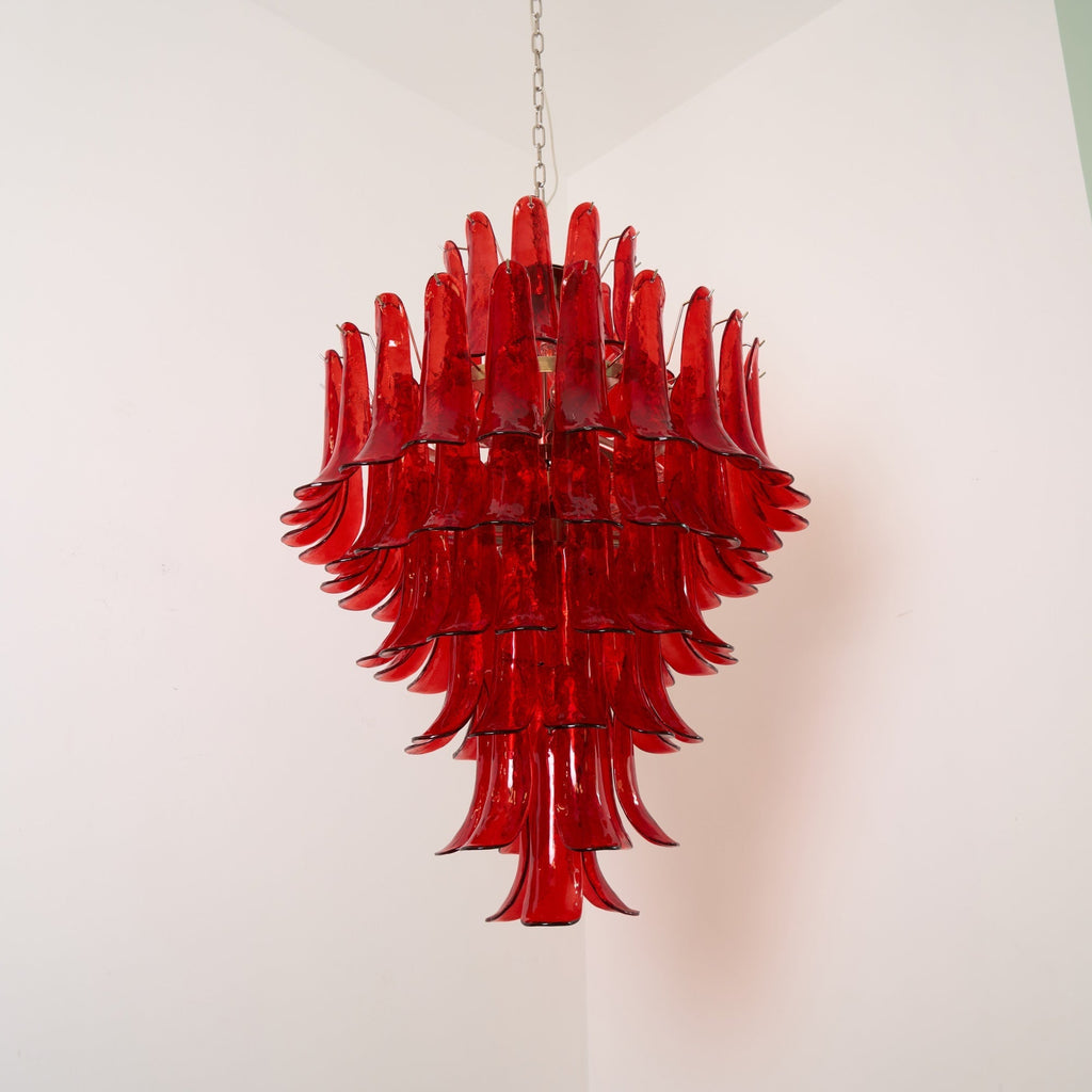 Caramello Murano Glass Petal Chandelier