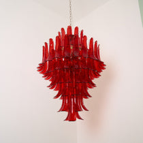 Caramello Murano Glass Petal Chandelier
