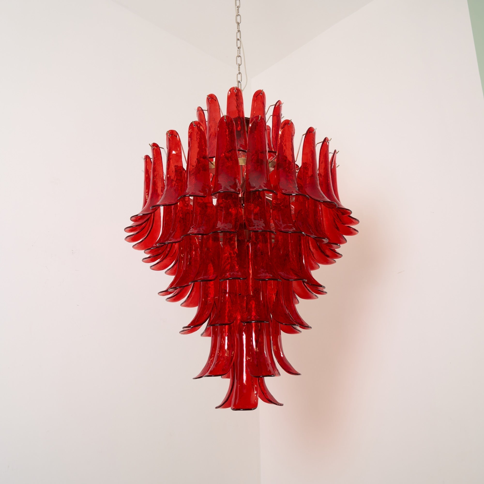 Caramello Murano Glass Petal Chandelier