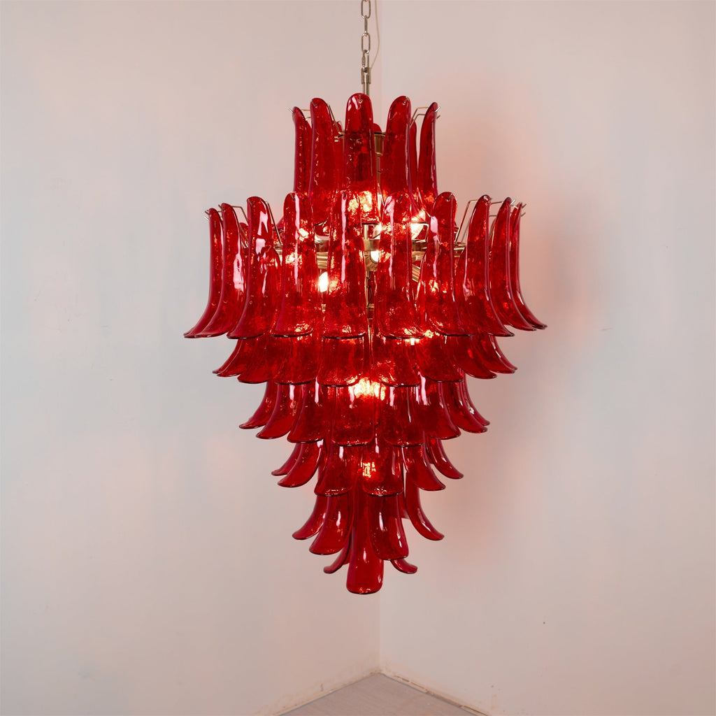 Caramello Murano Glass Petal Chandelier