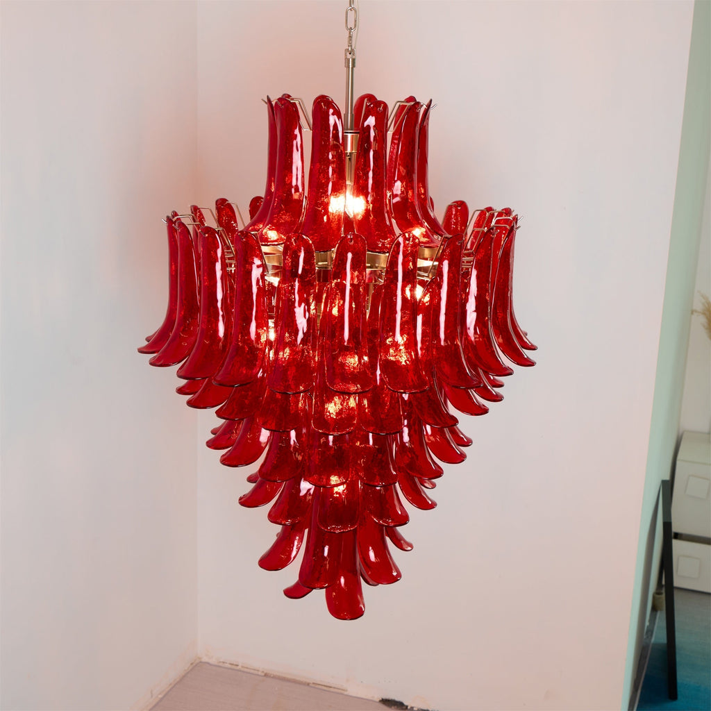 Caramello Murano Glass Petal Chandelier