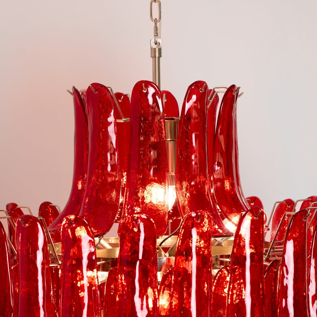 Caramello Murano Glass Petal Chandelier