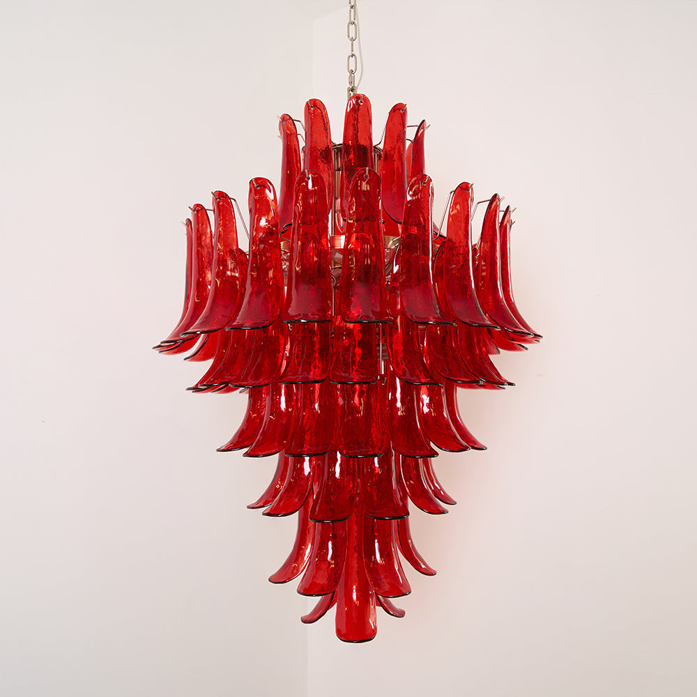 Caramello Murano Glass Petal Chandelier